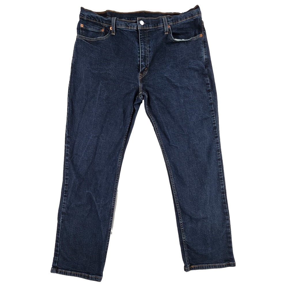 Levis 514 38x30 Dark Wash Straight Stretch Denim Jeans